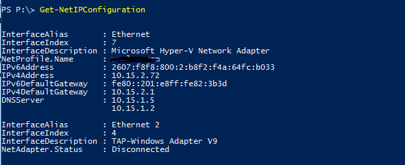 get-netipconfiguration